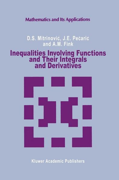 Produktbild: Inequalities Involving Functions and Their Integrals and Derivatives