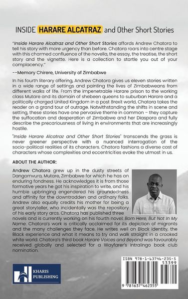 Produktbild: Inside Harare Alcatraz and Other Short Stories