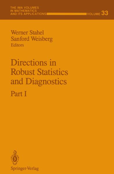 Produktbild: Directions in Robust Statistics and Diagnostics