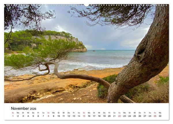 Produktbild: Wandern auf Menorca (Wandkalender 2026 DIN A2 quer), CALVENDO Monatskalender