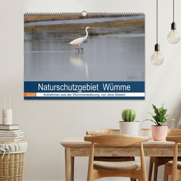 Produktbild: Naturschutzgebiet W&uuml;mme (Wandkalender 2026 DIN A2 quer), CALVENDO Monatskalender