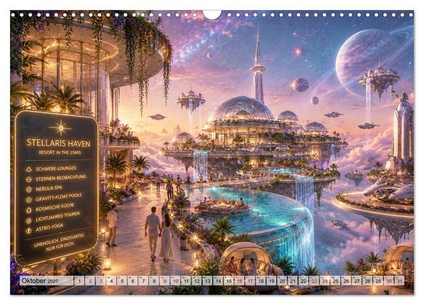 Produktbild: Die verr&uuml;cktesten Urlaubsdestinationen (Wandkalender 2027 DIN A3 quer), CALVENDO Monatskalender