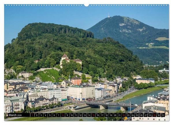 Produktbild: SALZBURG Lovely Old Town (High Quality Premium Wall Calendar 2026 DIN A2 landscape),CALVENDO 12 Month Wall Calendar