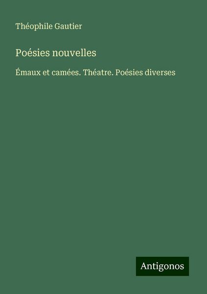 Poésies nouvelles