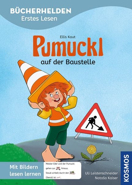 Pumuckl, Bücherhelden Erstes Lesen, Pumuckl auf der Baustelle, Gebundene Ausgabe von Uli Leistenschneider,Ellis Kaut, Franckh-Kosmos,