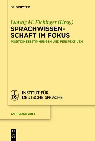 Produktbild: Sprachwissenschaft im Fokus