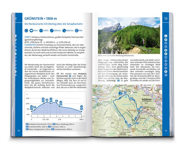 Produktbild: KOMPASS Wanderf&uuml;hrer K&ouml;nigssee, Nationalpark Berchtesgaden, Watzmann, 42 Touren
