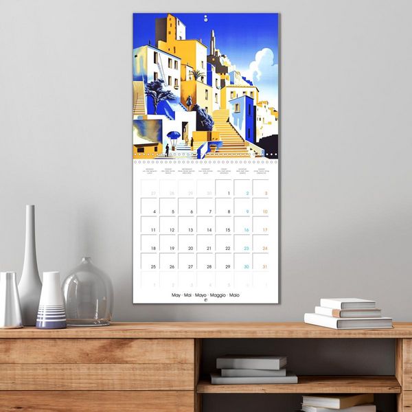Produktbild: Illustrations promontoires (Calendrier mural carr&eacute; 2026 30x30 cm) Calendrier double avec une page pour vos prises de notes