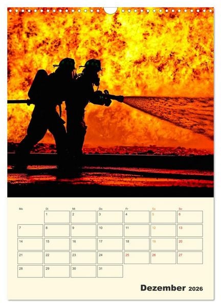 Produktbild: Feuerwehr - selbstloser Dienst weltweit (Wandkalender 2026 DIN A3 hoch), CALVENDO Monatskalender