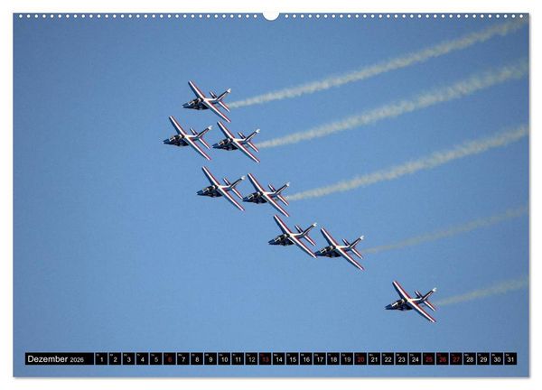 Produktbild: Augenblicke in der Luft: Patrouille de France (Wandkalender 2026 DIN A2 quer), CALVENDO Monatskalender