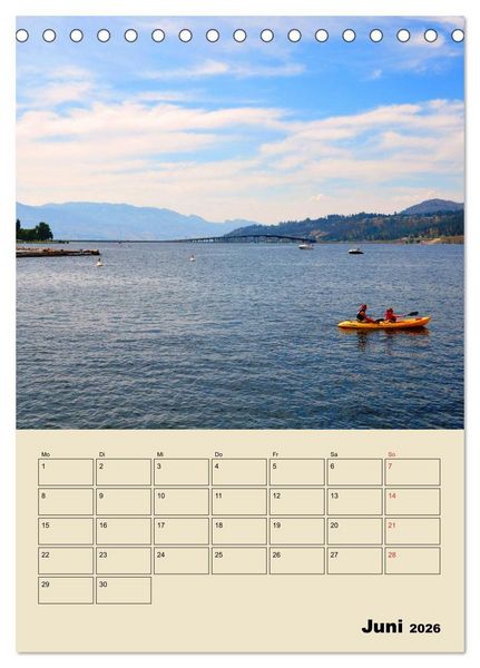 Produktbild: Kanadas gro&szlig;e Seen / Planer (Tischkalender 2026 DIN A5 hoch), CALVENDO Monatskalender