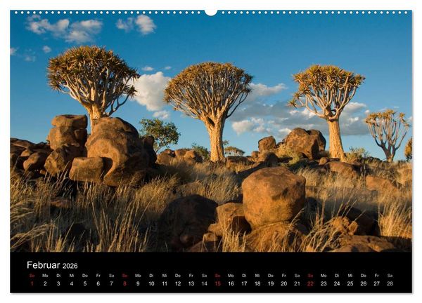 Produktbild: Namibias Highlights (hochwertiger Premium Wandkalender 2026 DIN A2 quer), Kunstdruck in Hochglanz