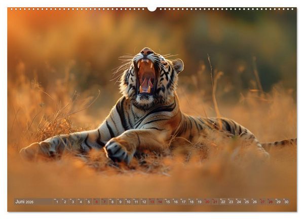 Produktbild: Ansteckend m&uuml;de! (hochwertiger Premium Wandkalender 2026 DIN A2 quer), Kunstdruck in Hochglanz