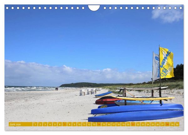 Produktbild: Insel Hiddensee - Stimmungen und Sehns&uuml;chte (Wandkalender 2026 DIN A4 quer), CALVENDO Monatskalender