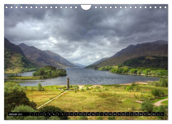 Produktbild: Wundersch&ouml;nes Schottland (Wandkalender 2027 DIN A4 quer), CALVENDO Monatskalender