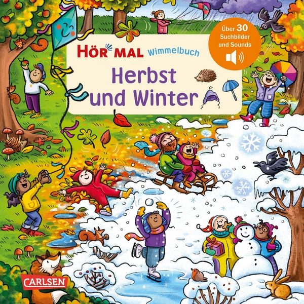 Produktbild: H&ouml;r mal (Soundbuch): Wimmelbuch: Herbst und Winter