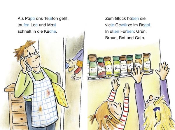 Produktbild: Duden Leseprofi &ndash; Silbe f&uuml;r Silbe: Silbengeschichten f&uuml;r clevere Geschwister, 1. Klasse
