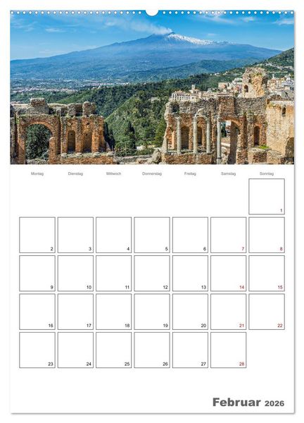 Produktbild: Italiens Sch&ouml;nheit - Terminplaner (hochwertiger Premium Wandkalender 2026 DIN A2 hoch), Kunstdruck in Hochglanz