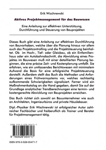 Produktbild: Aktives Projektmanagement f&uuml;r das Bauwesen