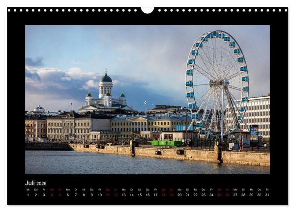 Produktbild: Finnland - Nordische Farbenspiele (Wandkalender 2026 DIN A3 quer), CALVENDO Monatskalender