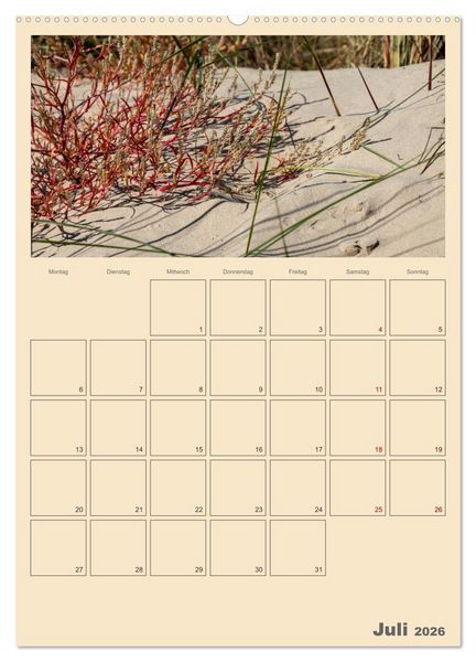 Produktbild: Usedom Ostsee - Terminplaner (hochwertiger Premium Wandkalender 2026 DIN A2 hoch), Kunstdruck in Hochglanz