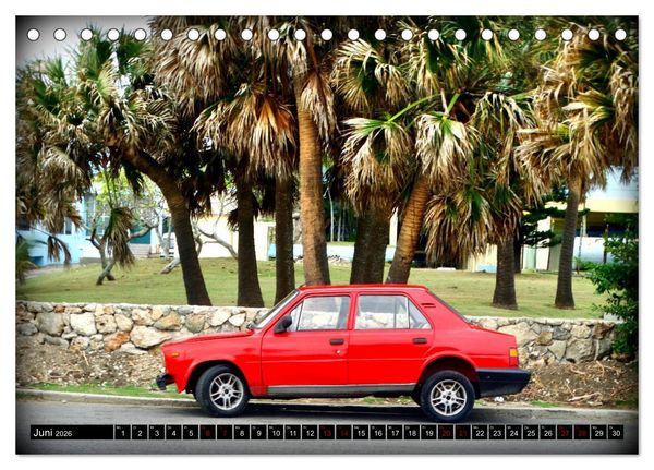 Produktbild: SKODA HITS - Oldtimer der CSSR in Kuba (Tischkalender 2026 DIN A5 quer), CALVENDO Monatskalender