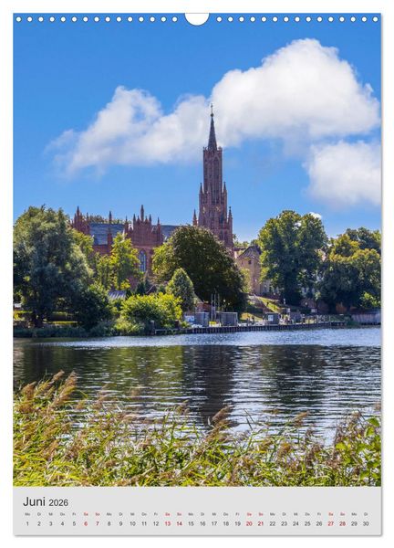 Produktbild: An den gro&szlig;en Seen der Mecklenburgischen Seenplatte (Wandkalender 2026 DIN A3 hoch), CALVENDO Monatskalender