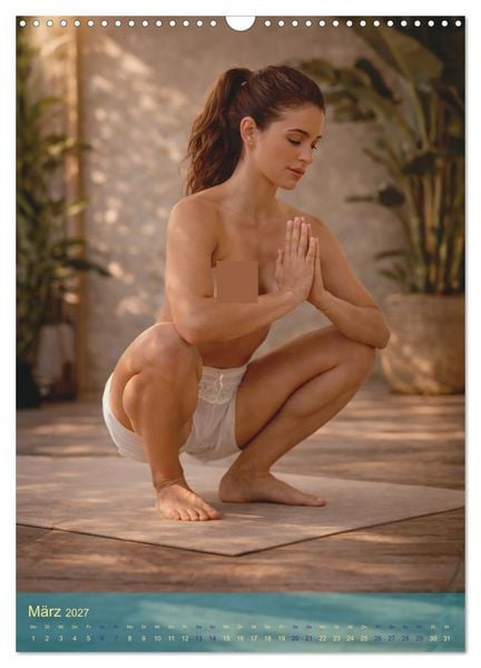 Produktbild: Sinnliches Yoga (Wandkalender 2027 DIN A3 hoch), CALVENDO Monatskalender