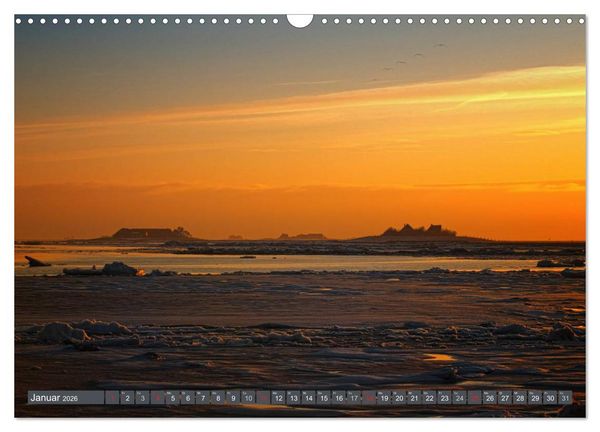 Produktbild: Die Hallig Langene&szlig; (Wandkalender 2026 DIN A3 quer), CALVENDO Monatskalender