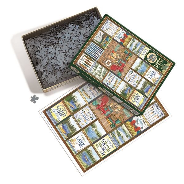 Produktbild: COBBLE HILL PUZZLES - Lake Country 1000 Teile