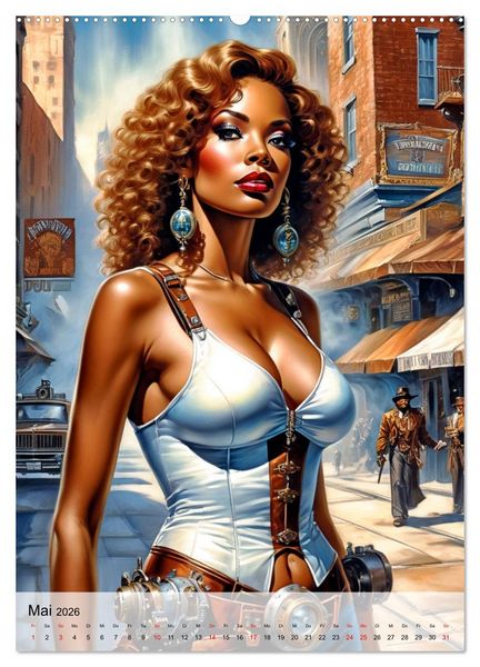 Produktbild: Ladies mit Steampunk-Flair (Wandkalender 2026 DIN A2 hoch), CALVENDO Monatskalender