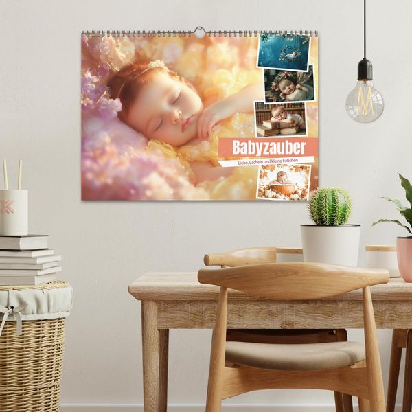 Produktbild: Babyzauber (Wandkalender 2026 DIN A3 quer), CALVENDO Monatskalender