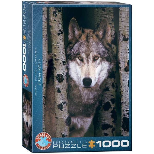 Eurographics 6000-1244 - Gray Wolf , Puzzle, 1.000 Teile