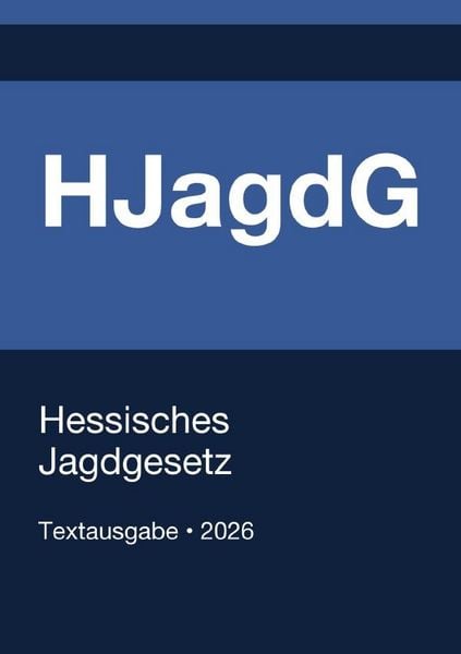 Produktbild: HJagdG - Hessisches Jagdgesetz 2026