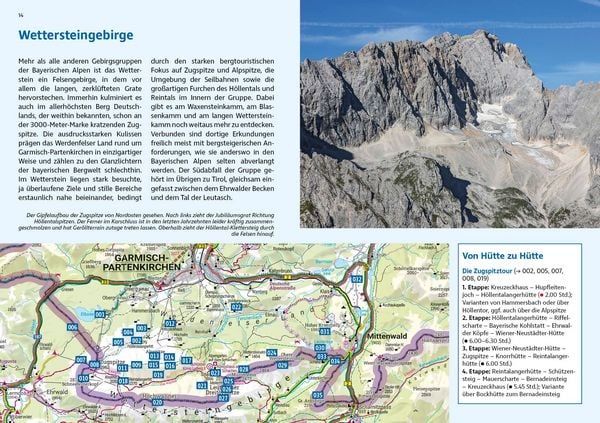 Produktbild: Bergtourenatlas Bayerische Alpen - Band 2: Bayerische Voralpen, Karwendel- und Wettersteingebirge