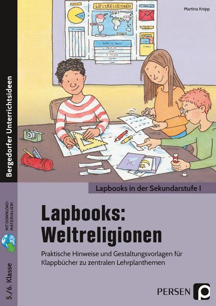 Produktbild: Lapbooks: Weltreligionen - 5./6. Klasse