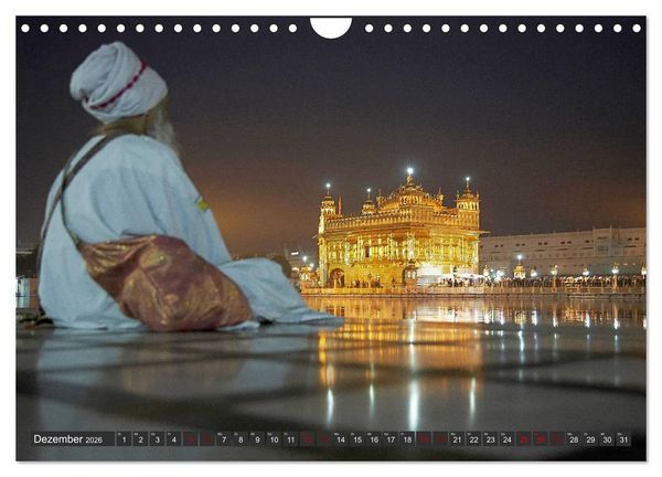 Produktbild: Indiens Tempel und Pal&auml;ste (Wandkalender 2026 DIN A4 quer), CALVENDO Monatskalender