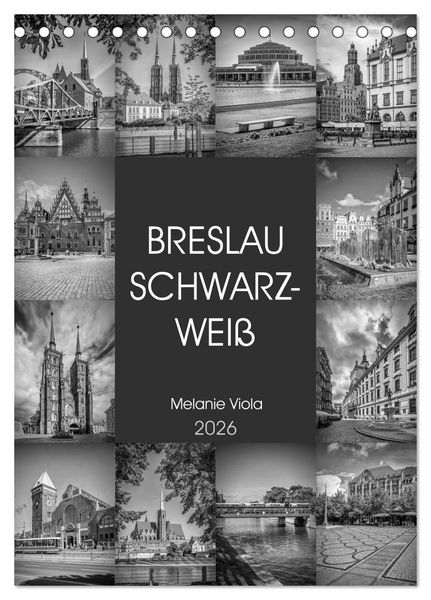 Produktbild: BRESLAU SCHWARZWEI&szlig; (Tischkalender 2026 DIN A5 hoch), CALVENDO Monatskalender