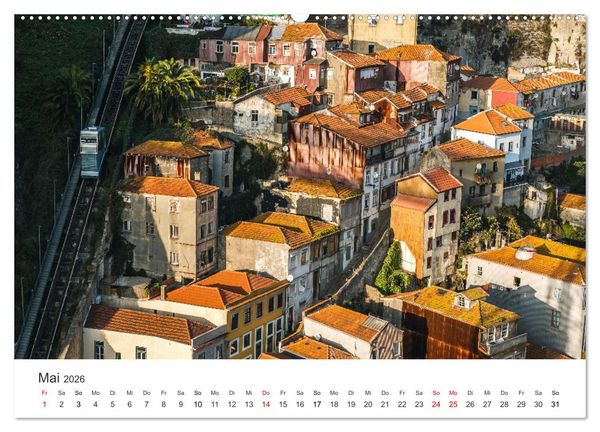 Produktbild: Sonnige Gr&uuml;&szlig;e aus Portugal (Wandkalender 2026 DIN A2 quer), CALVENDO Monatskalender