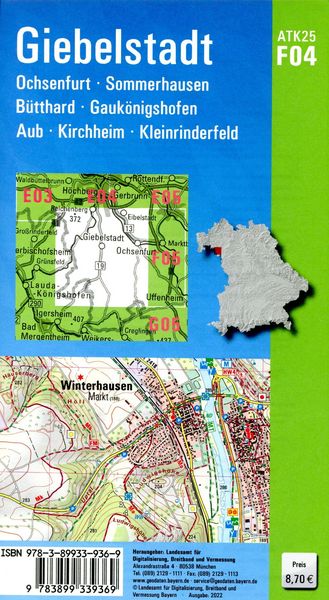 Produktbild: Giebelstadt 1 : 25 000