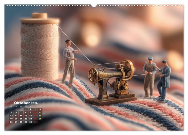 Produktbild: Miniatur - Atelier (hochwertiger Premium Wandkalender 2026 DIN A2 quer), Kunstdruck in Hochglanz