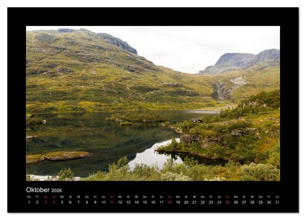 Produktbild: Traumhaftes Skandinavien (Tischkalender 2026 DIN A5 quer), CALVENDO Monatskalender