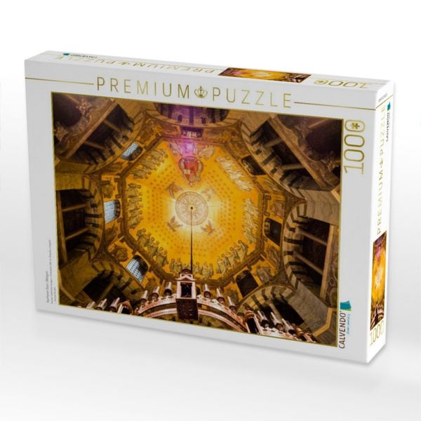 Produktbild: CALVENDO Puzzle Aachener Dom, Oktogon | 1000 Teile Lege-Gr&ouml;&szlig;e 64x48cm Foto-Puzzle f&uuml;r gl&uuml;ckliche Stunden