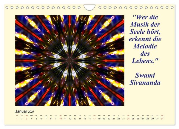 Produktbild: Meditation - Asiatische Weisheiten (Wandkalender 2027 DIN A4 quer), CALVENDO Monatskalender