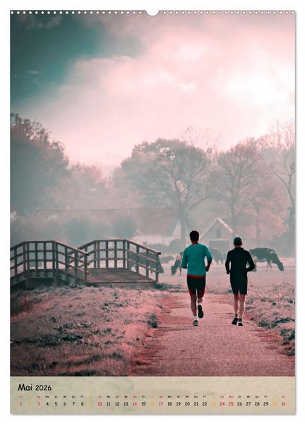 Produktbild: Joggen - mein Sport (Wandkalender 2026 DIN A2 hoch), CALVENDO Monatskalender