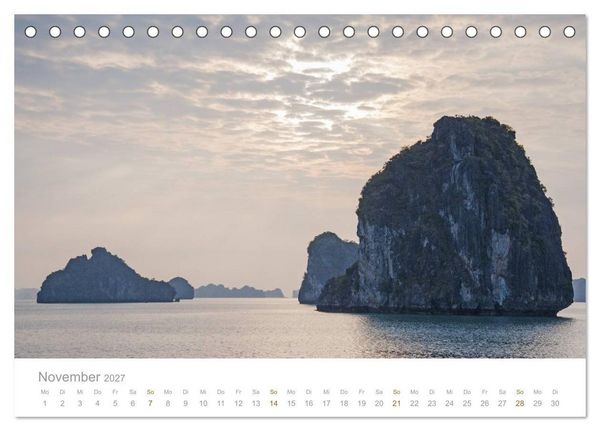 Produktbild: Geheimnisvolles Indochina Kambodscha, Laos, Vietnam (Tischkalender 2027 DIN A5 quer), CALVENDO Monatskalender