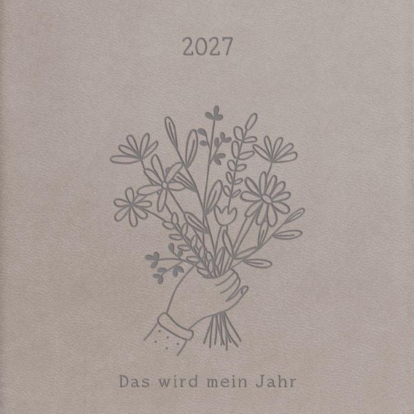 Produktbild: Terminplaner Lederlook 2027 Taupe