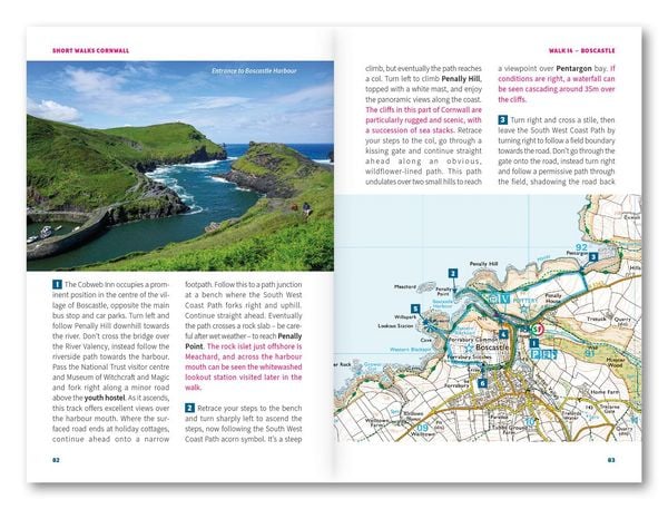 Produktbild: 15 Short Walks in Cornwall - Newquay and the North Coast