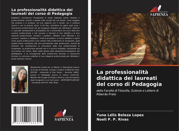 Produktbild: La professionalit&agrave; didattica dei laureati del corso di Pedagogia