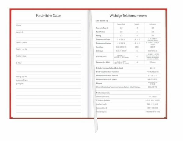 Produktbild: Kalenderbuch A6 koralle 2027